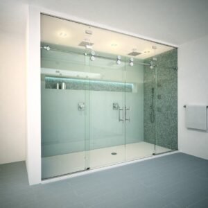 Semi frameless Glass Shower Doors Seattle