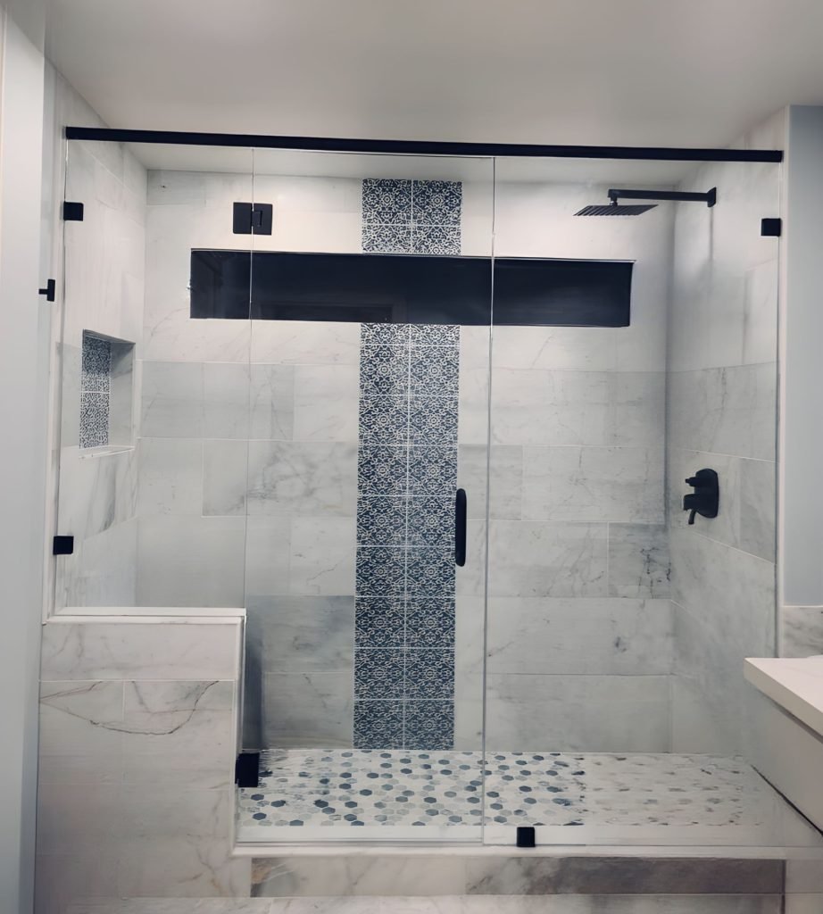 cheap Frameless shower door seattle