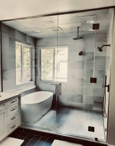 glass shower doors seattle 