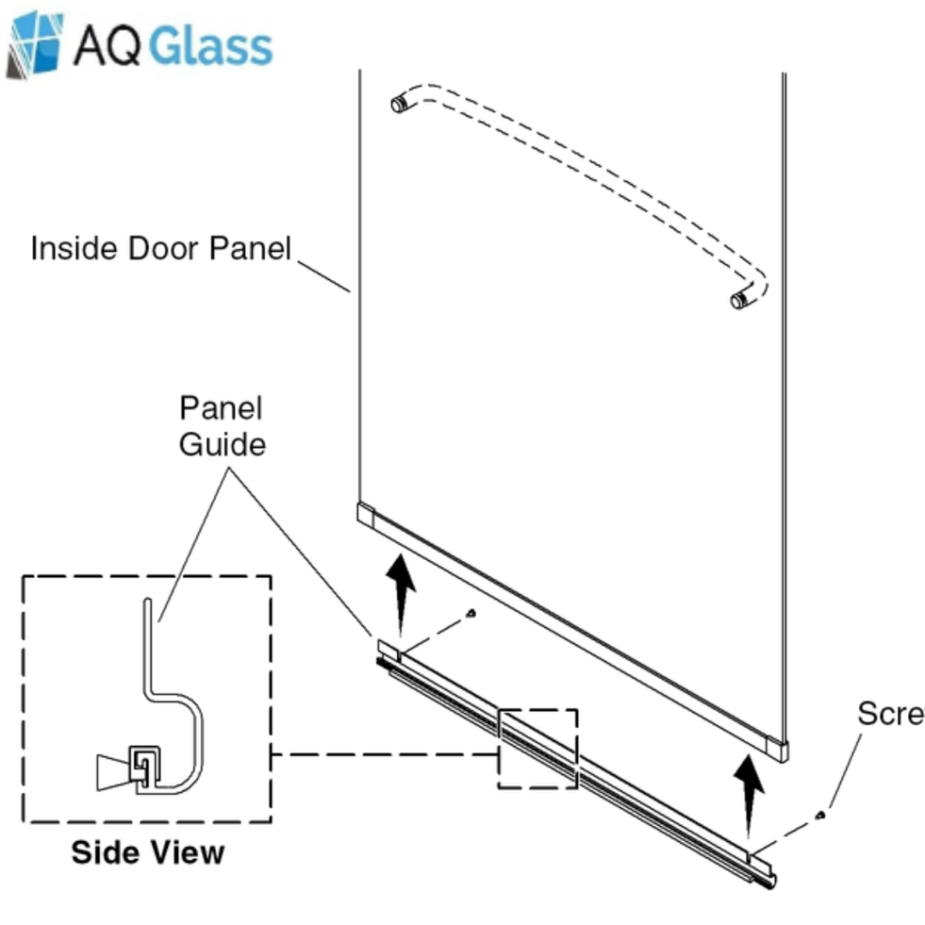 AQ Glass shows Sliding Shower Door Parts